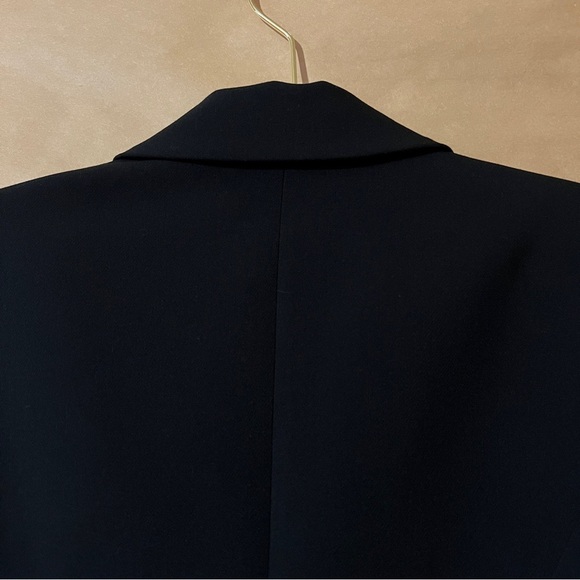 L'Agence | Kenzie Blazer Double Breasted Sculpted Jacket Black Size 8 - Picture 10 of 14